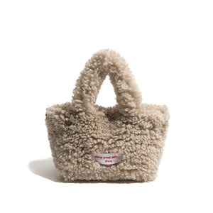 Cozy Fluffy Plush Hobo Handbag