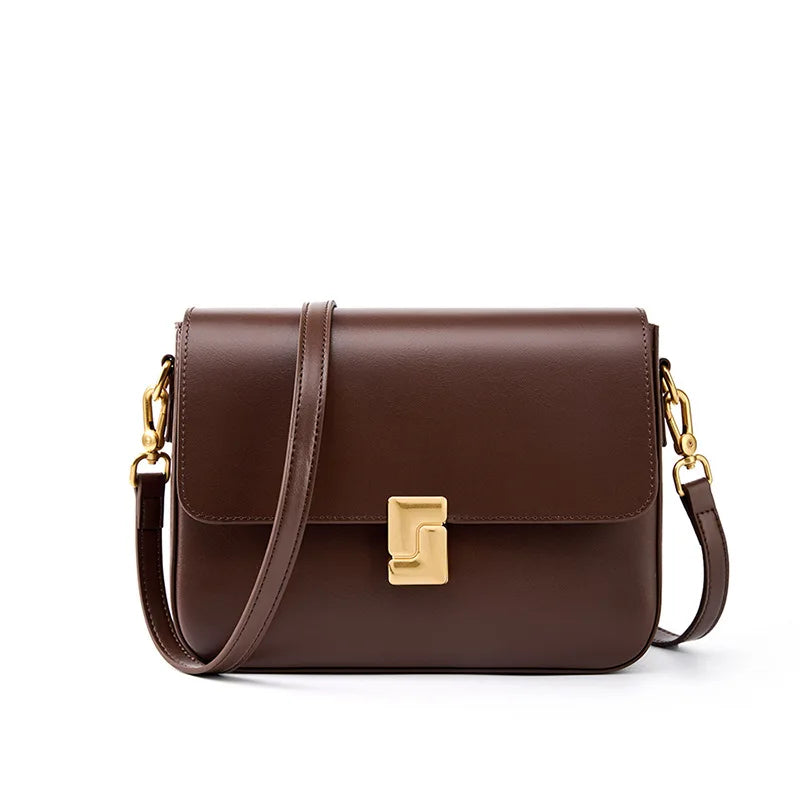 Luxury handbags female crossbody bags Tofu small square shoulder bag women bags new fashion 2024 genuine cowhide leather satchel