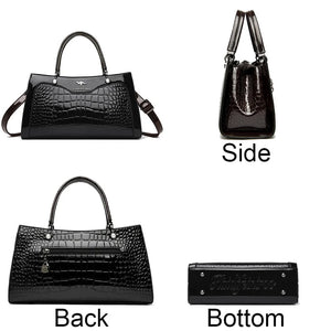 Luxury Designer Purses And Handbags Patent Leather Crossbody Bags For Women Brand Ladies Shoulder Bags New Casual Small Tote Sac