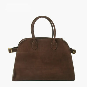 Elegant Suede Leather Tote Bag