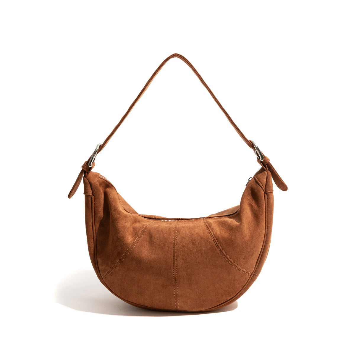 Vintage Faux Suede Bohemian Hobo Bag