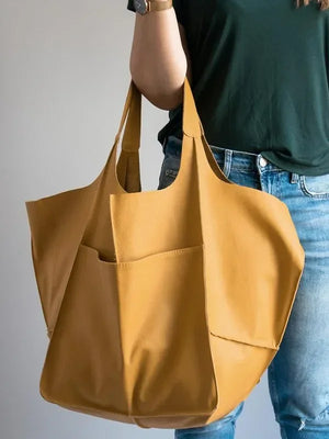 Mila Vintage Leather Tote Bag