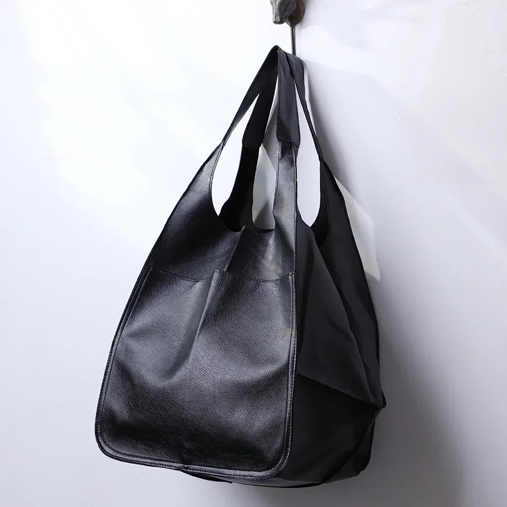 Mila Vintage Leather Tote Bag