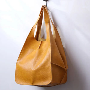 Mila Vintage Leather Tote Bag