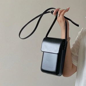 Chic Vertical Cell Crossbody Bag