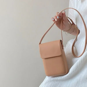 Chic Vertical Cell Crossbody Bag