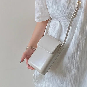 Chic Vertical Cell Crossbody Bag