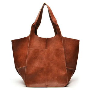 Mila Vintage Leather Tote Bag